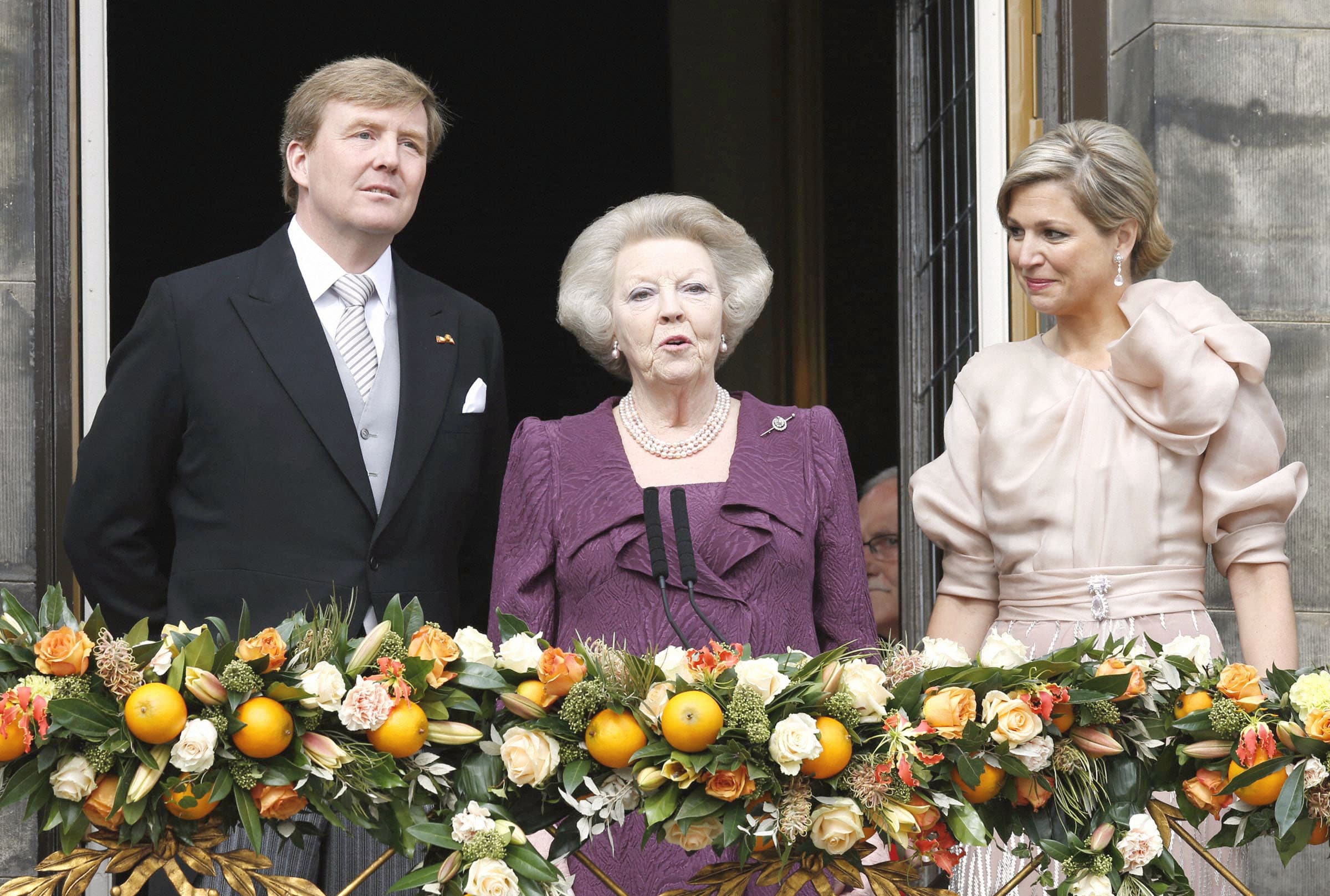 Königin Maxima, Prinzessin Beatrix und König Willem-Alexander