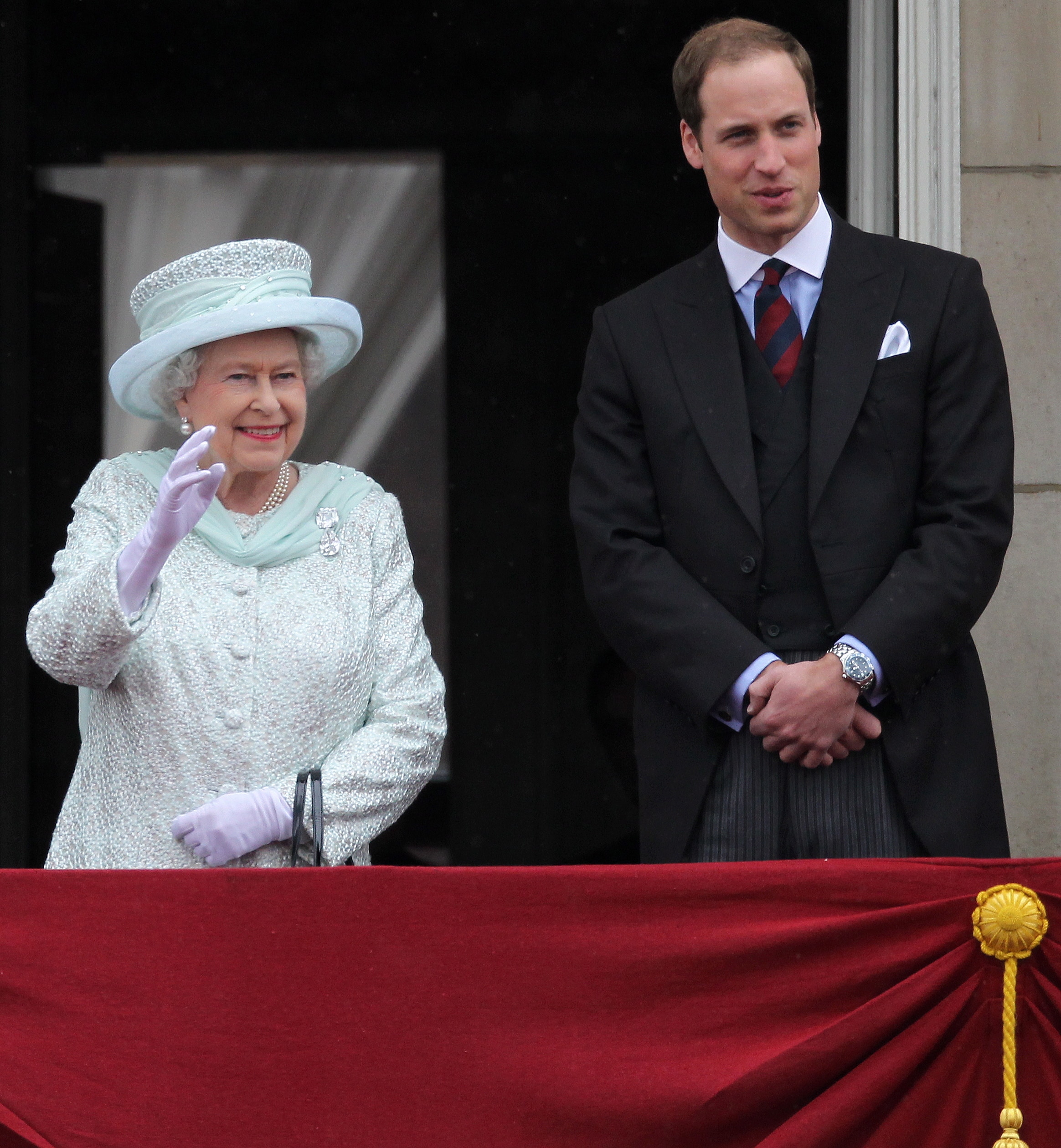 Queen Elizabeth und Prinz William
