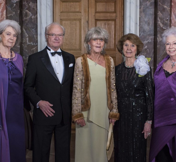 König Carl Gustaf und Schwestern