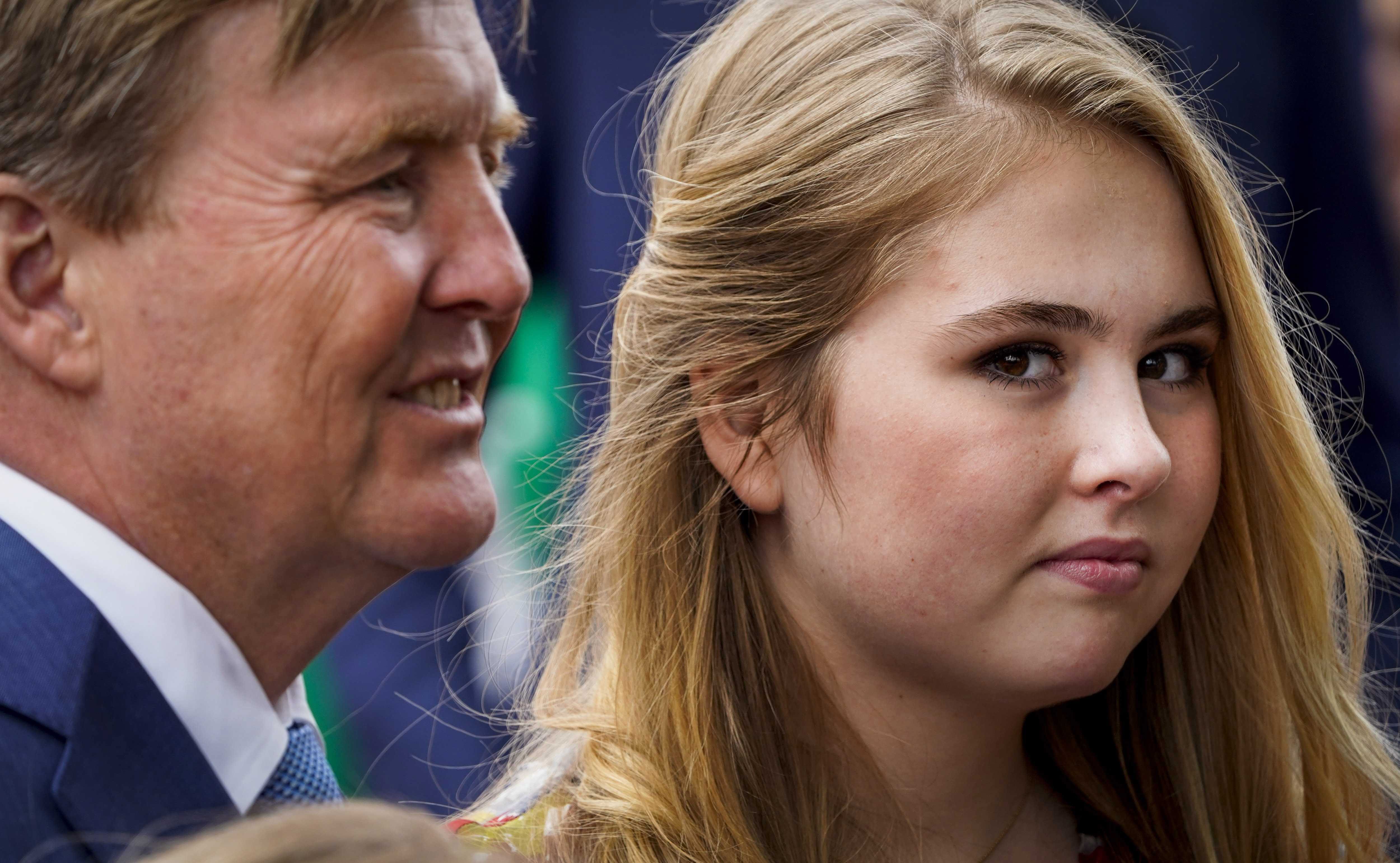 König Willem-Alexander und Prinzessin Amalia