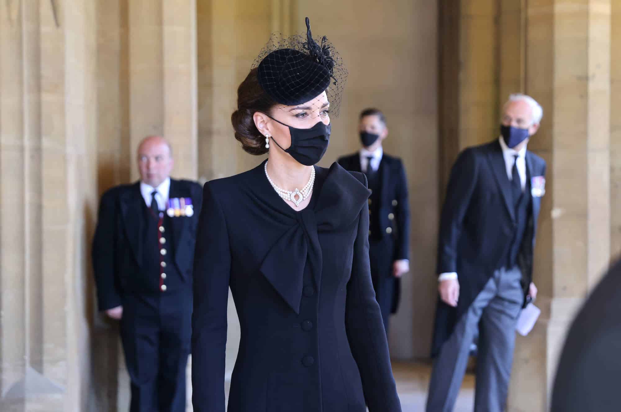 Herzogin Kate bei der Trauerfeier von Prinz Philip