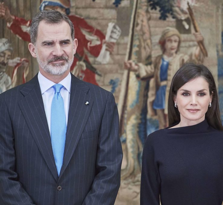 Königin Letizia und König Felipe