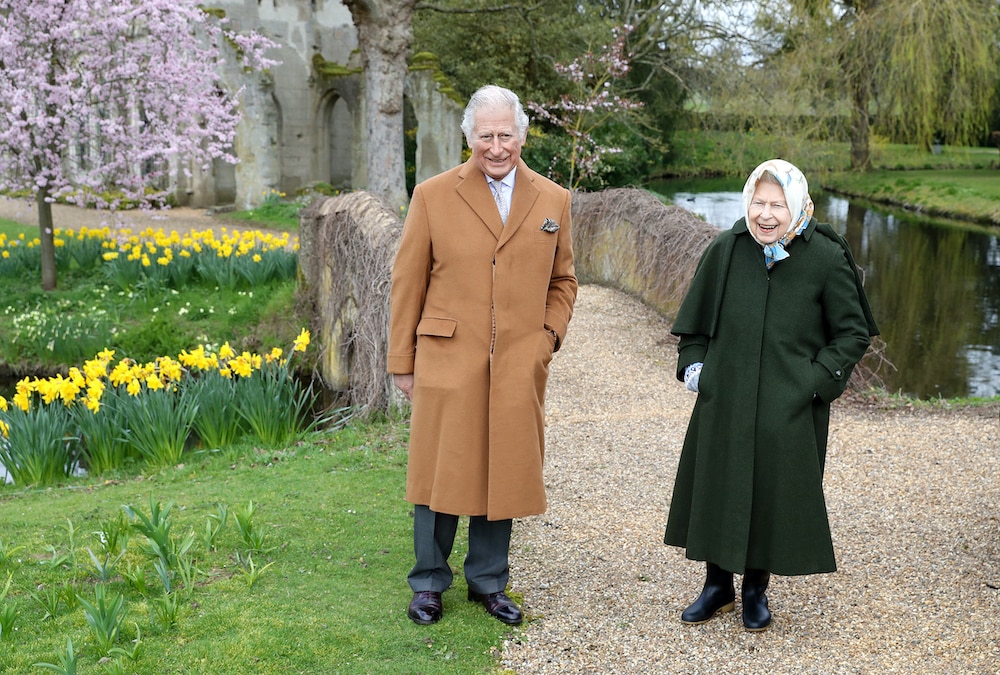 Queen Elizabeth und Prinz Charles treffen sich für Spaziergang