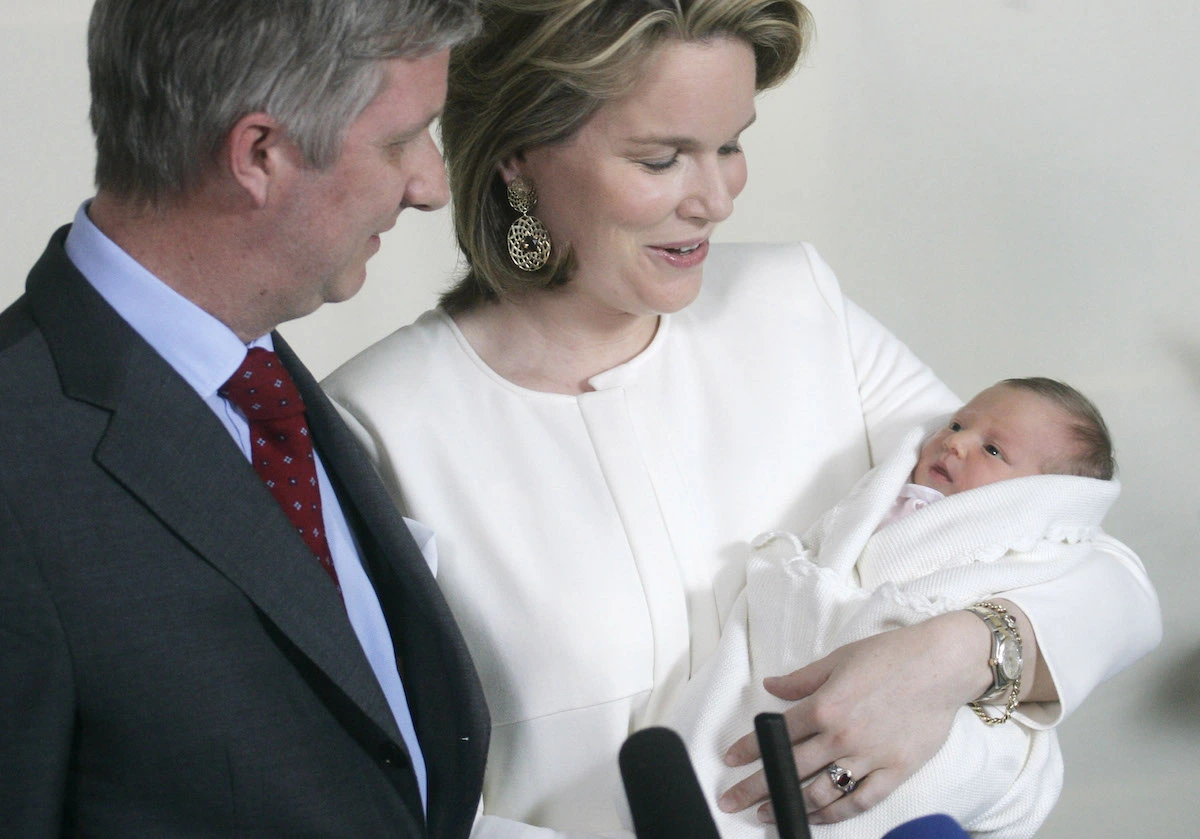 Prinzessin Eléonore von Belgien als Baby