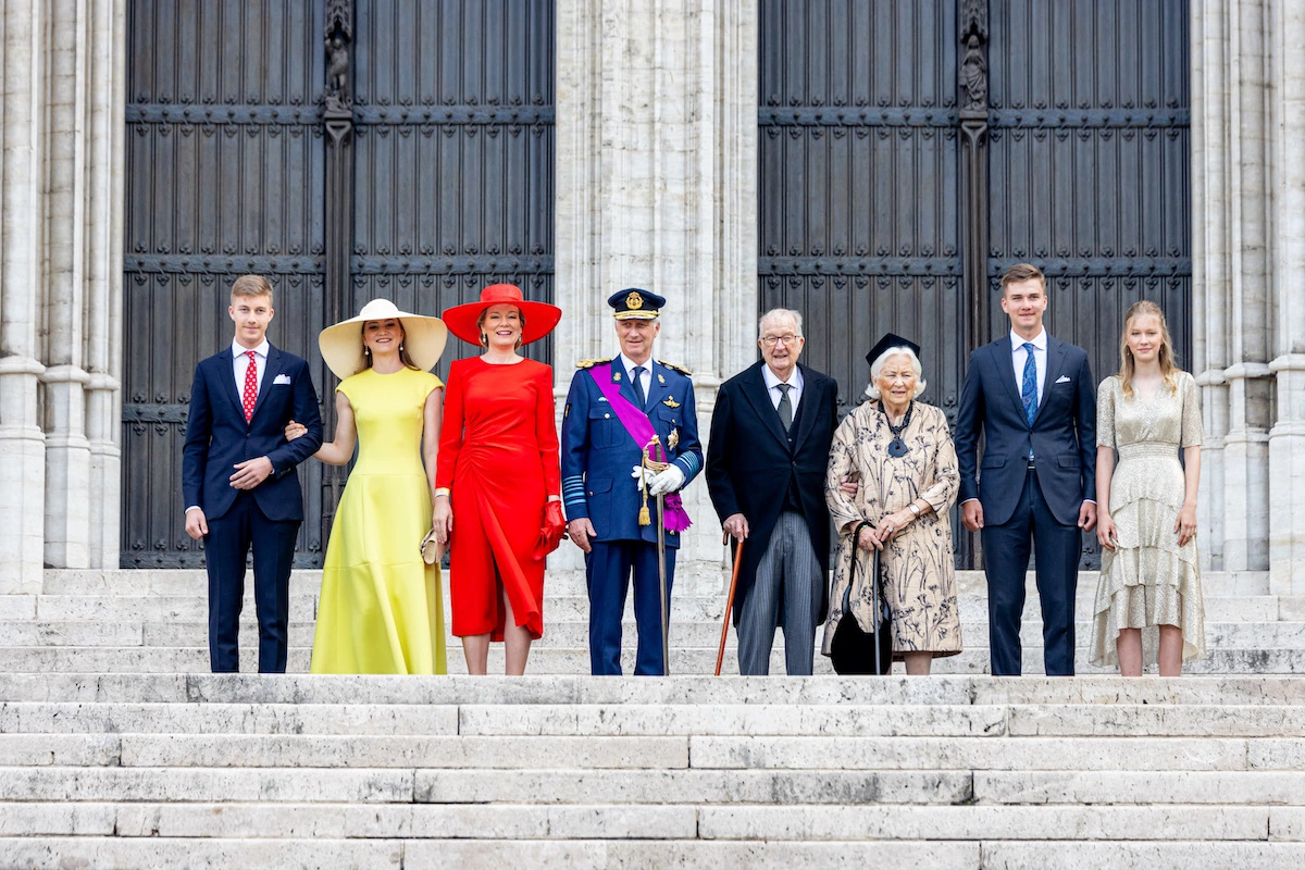 Prinzessin Elisabeth mit ihrer Familie am Nationalfeiertag 2023