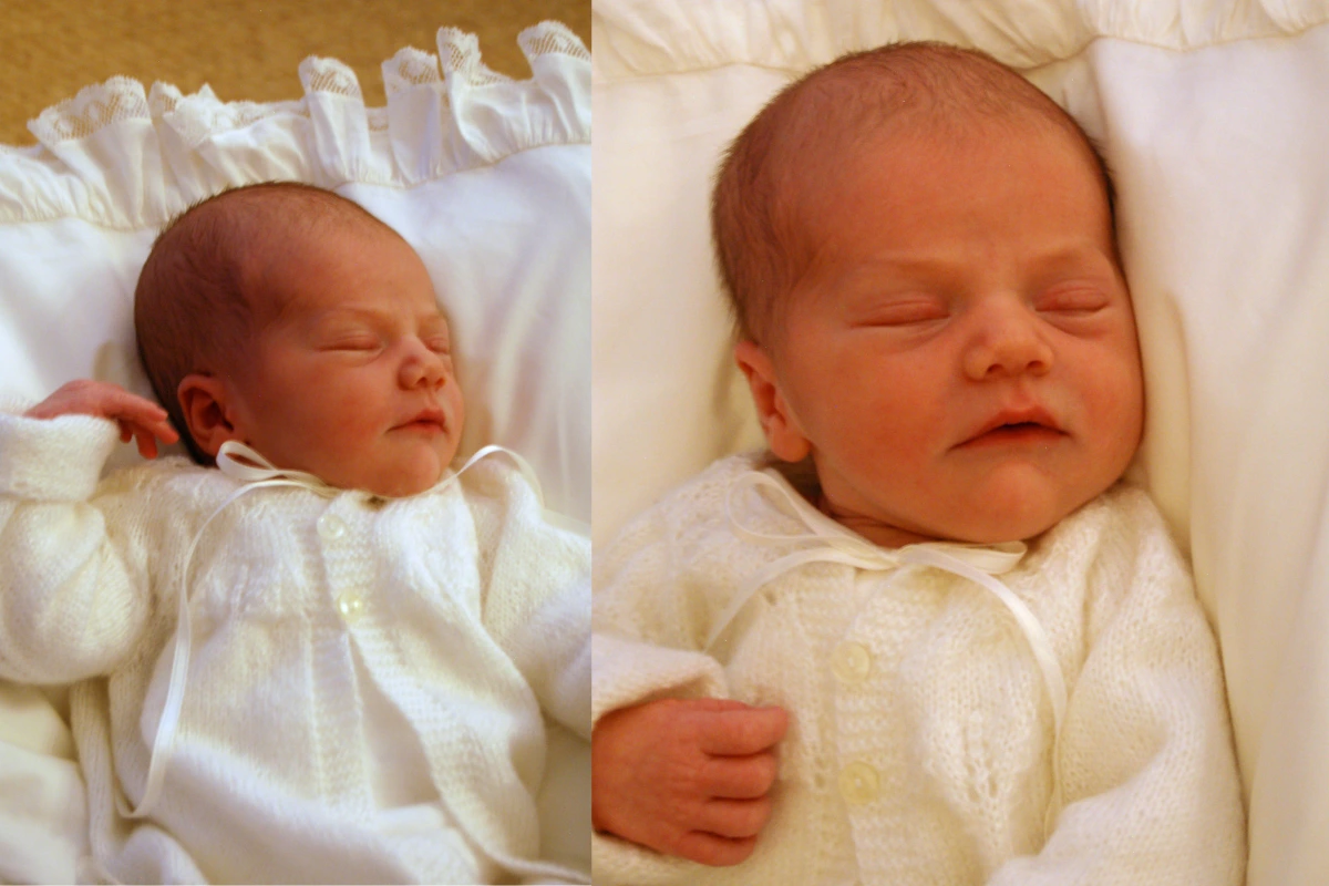 Prinzessin Estelle von Schweden als Baby