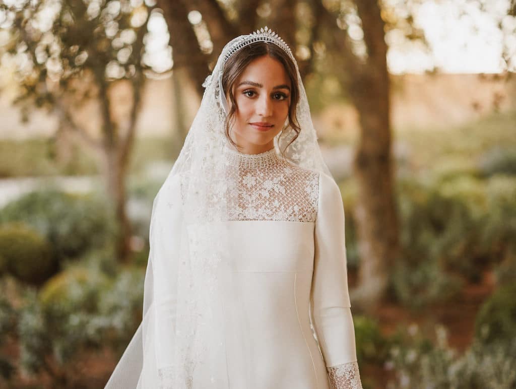Foto von Prinzessin Iman von Jordanien als Braut