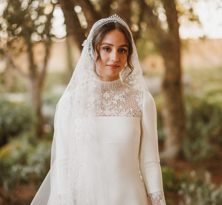 Foto von Prinzessin Iman von Jordanien als Braut
