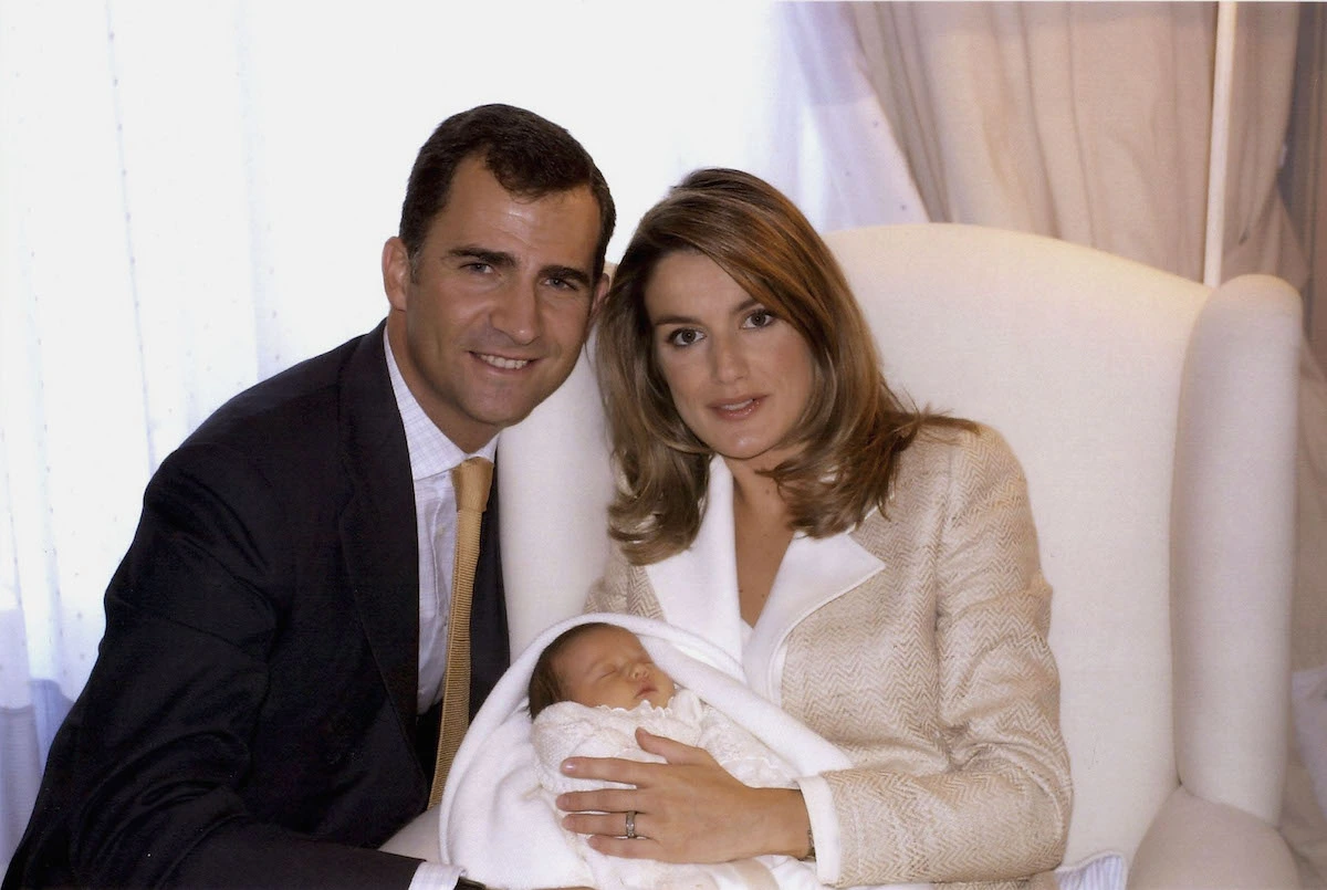 Prinzessin Leonor von Spanien als Baby