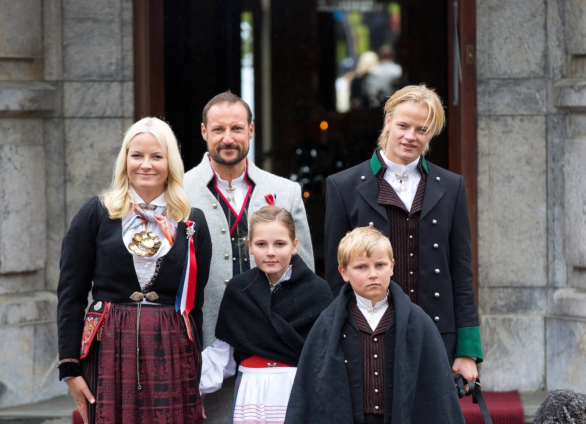 Prinz Sverre Magnus mit seiner Familie