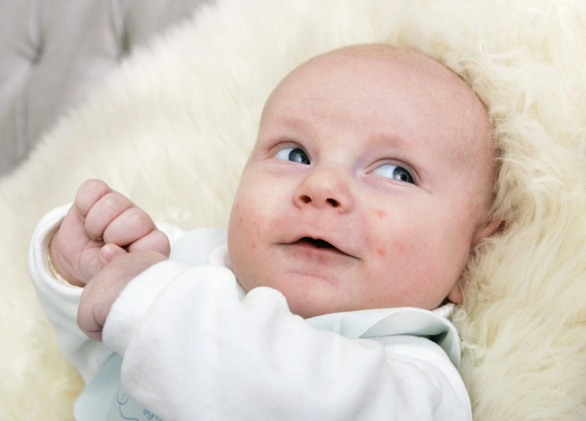 Prinz Sverre Magnus von Norwegen als Baby