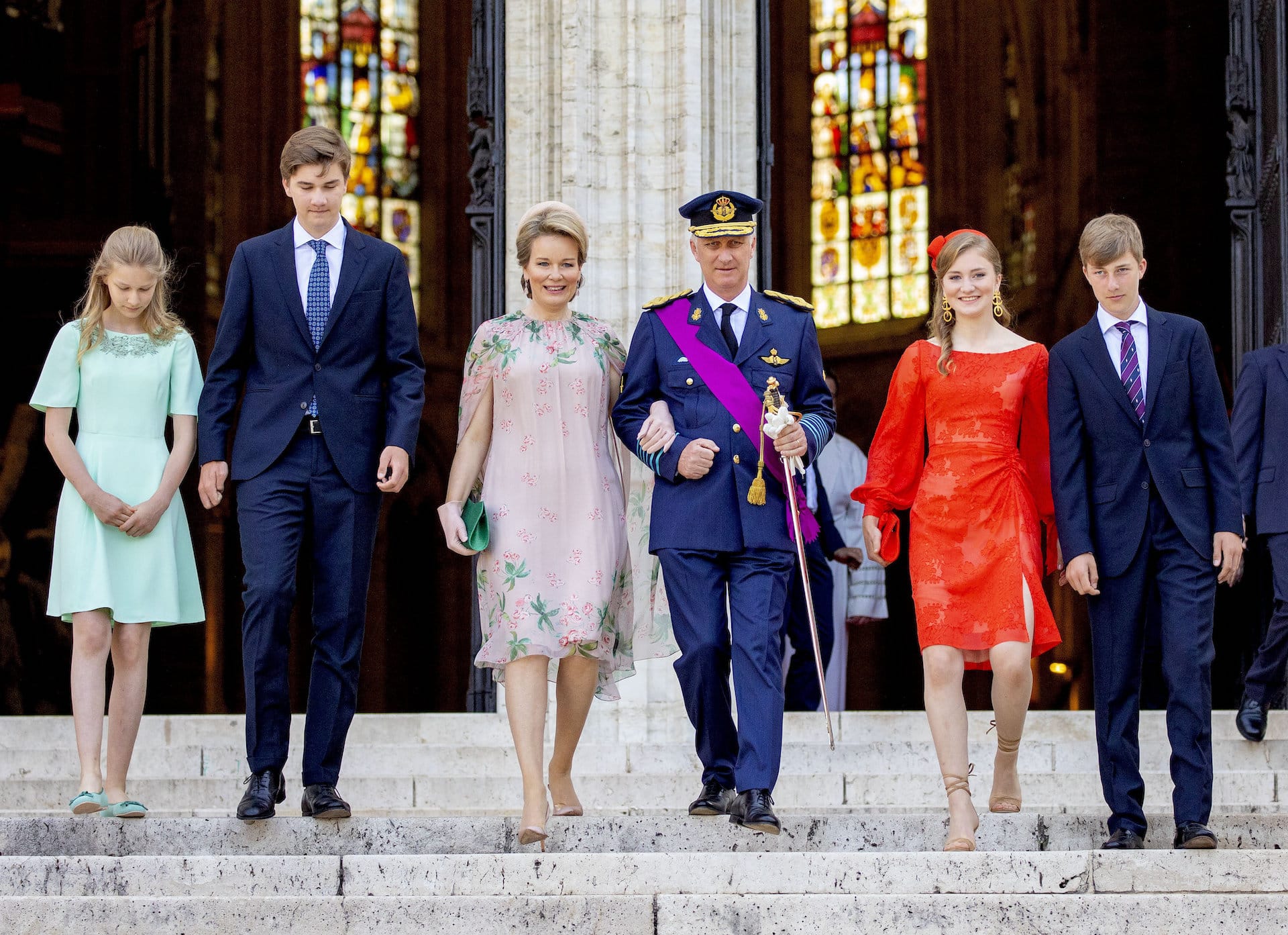 Belgische Royals am Nationalfeiertag 2021