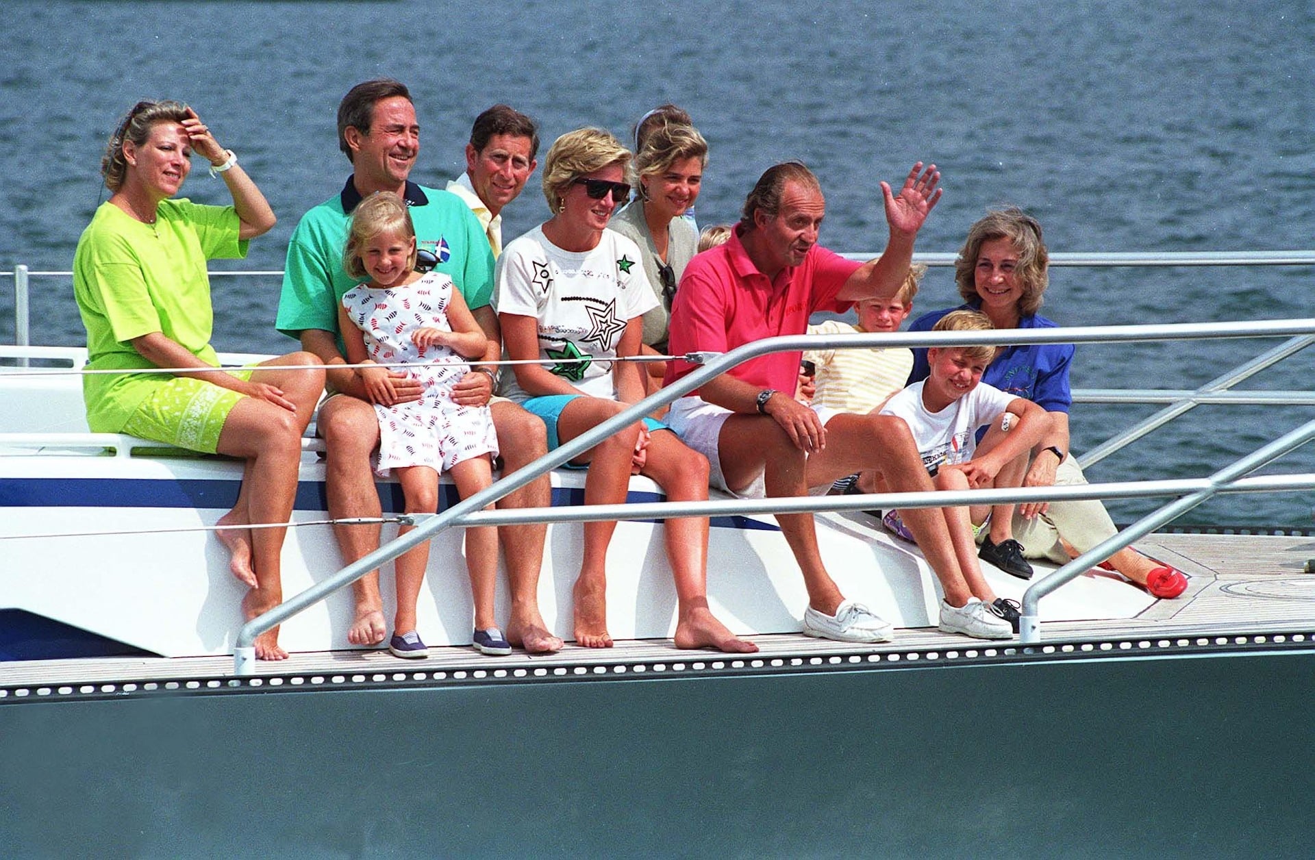 Prinzessin Diana und Prinz Charles machen Urlaub