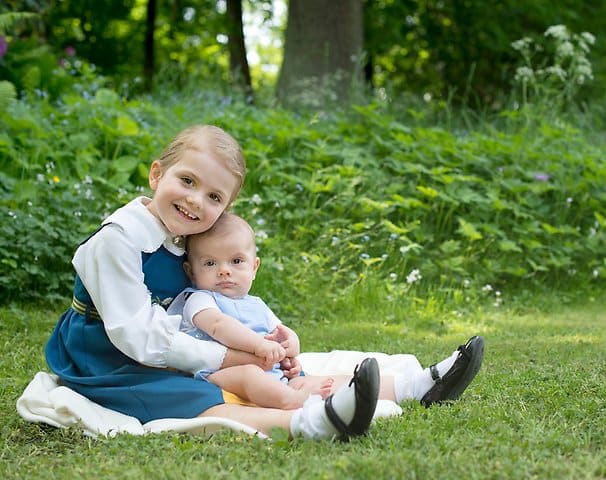 Prinzessin Estelle und Prinz Oscar am 6. Juni 2016.