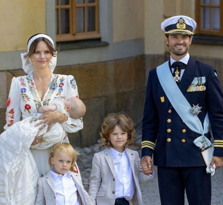 Sofia & Carl Philip von Schweden erinnern bei Taufe an toten Freund