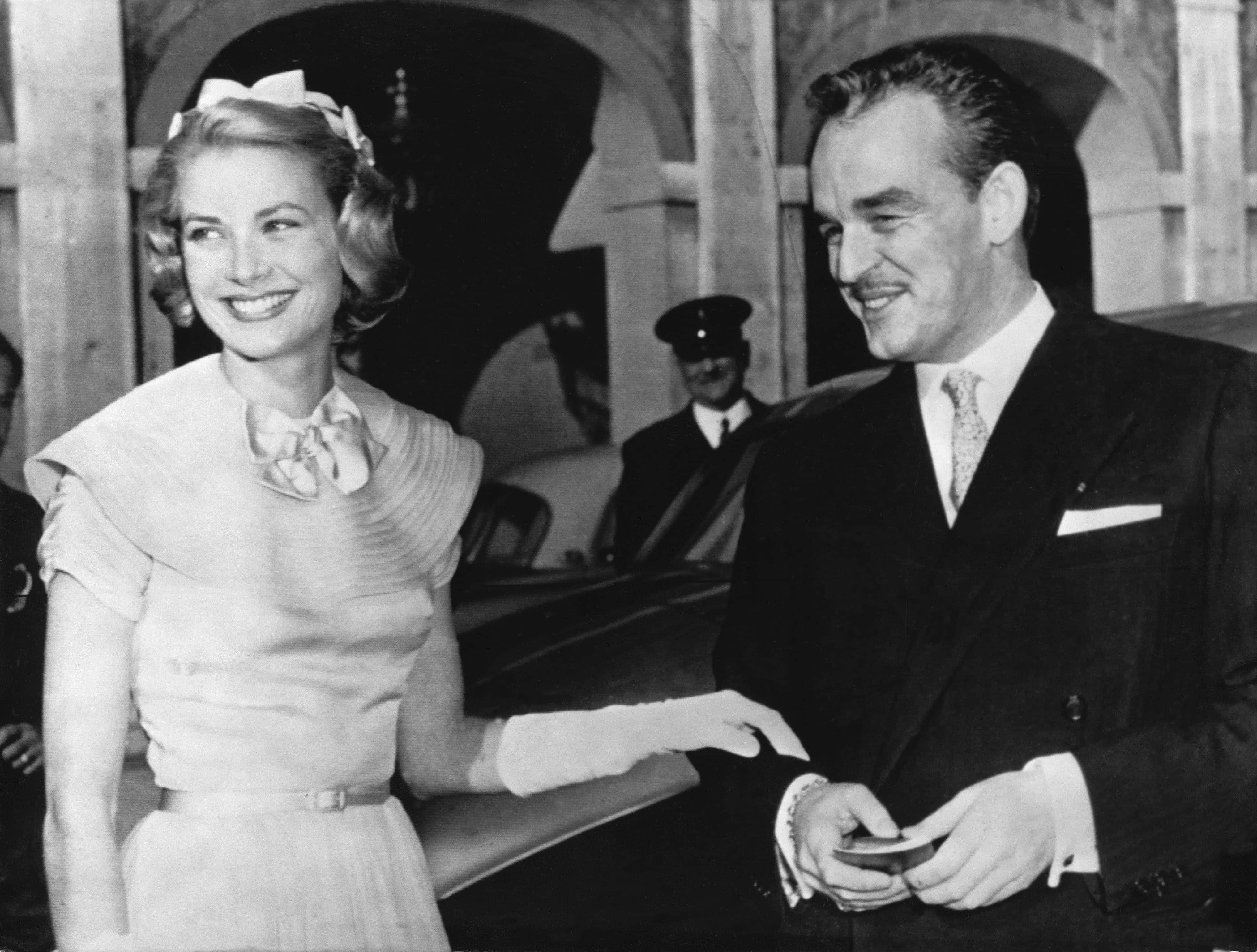 Grace Kelly und Fürst Rainier von Monaco