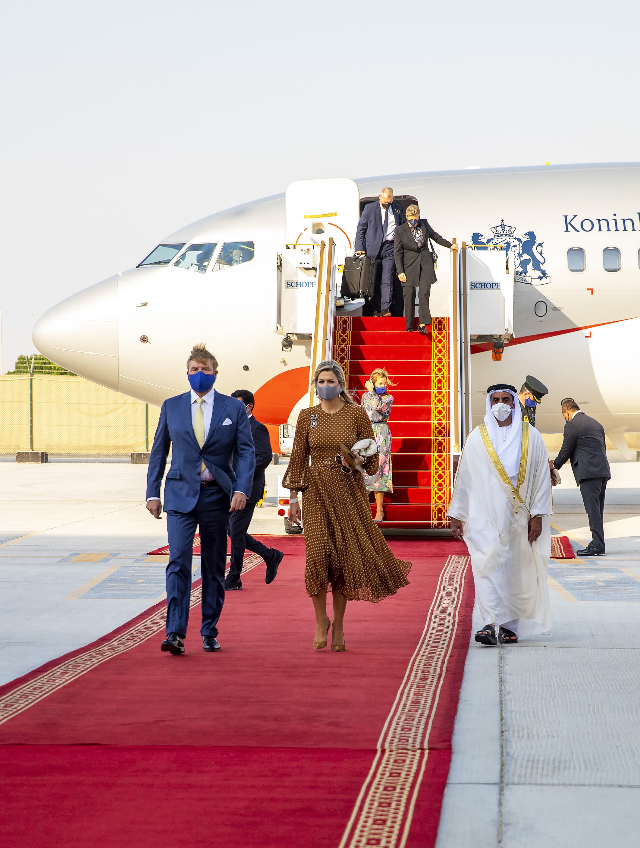 Maxima und Willem-Alexander in Abu Dhabi