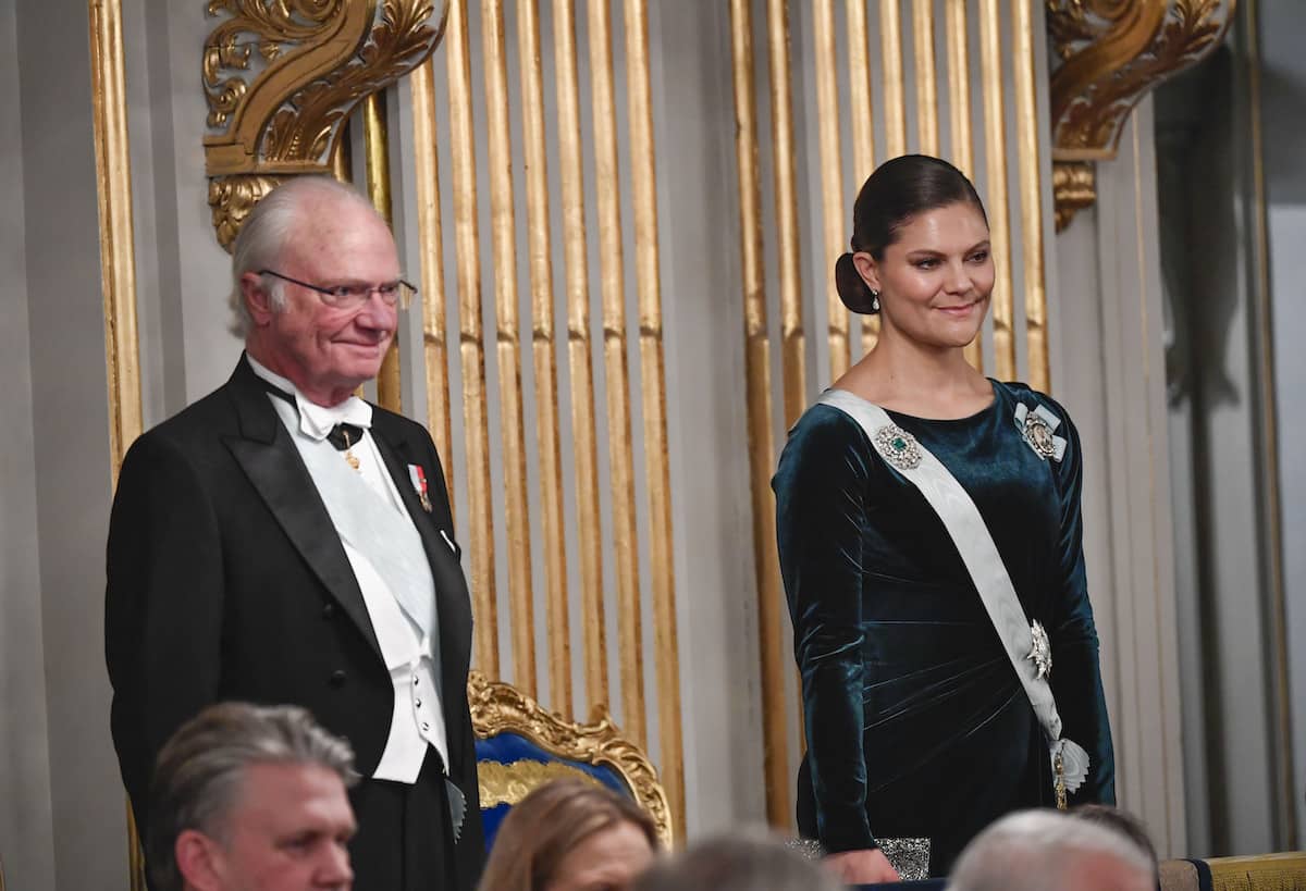 König Carl Gustaf und seine Tochter Victoria