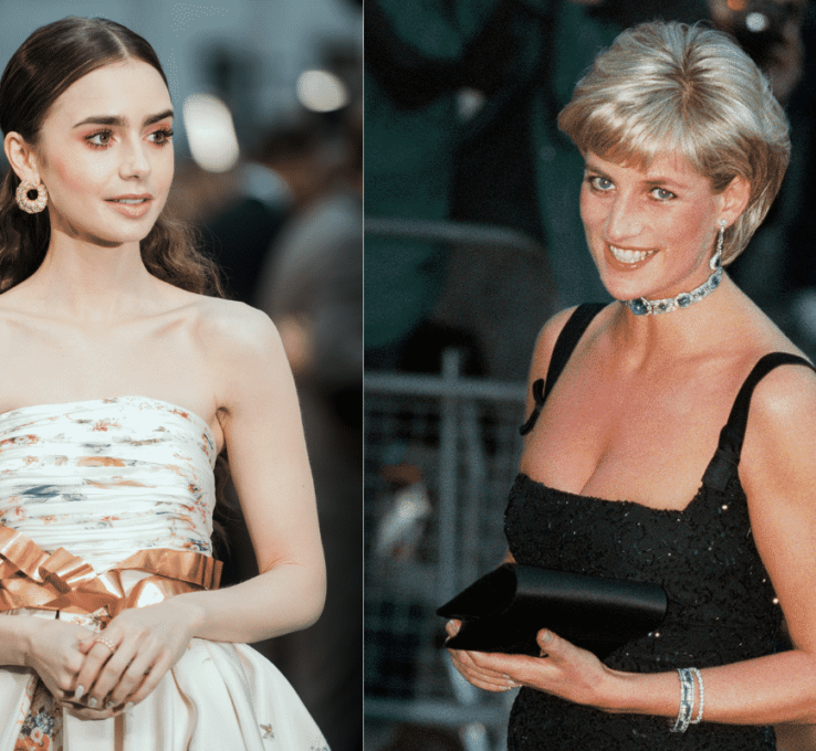 Lily Collins: Treffen mit Prinzessin Diana lief nicht wie geplant