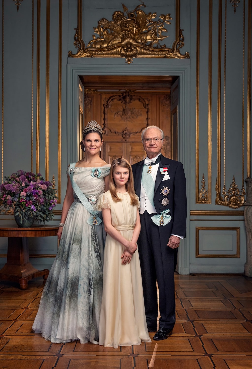Victoria, Estelle, Carl Gustaf