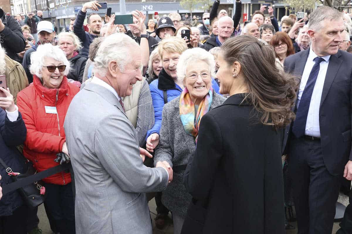 Prinz Charles und Königin Letizia
