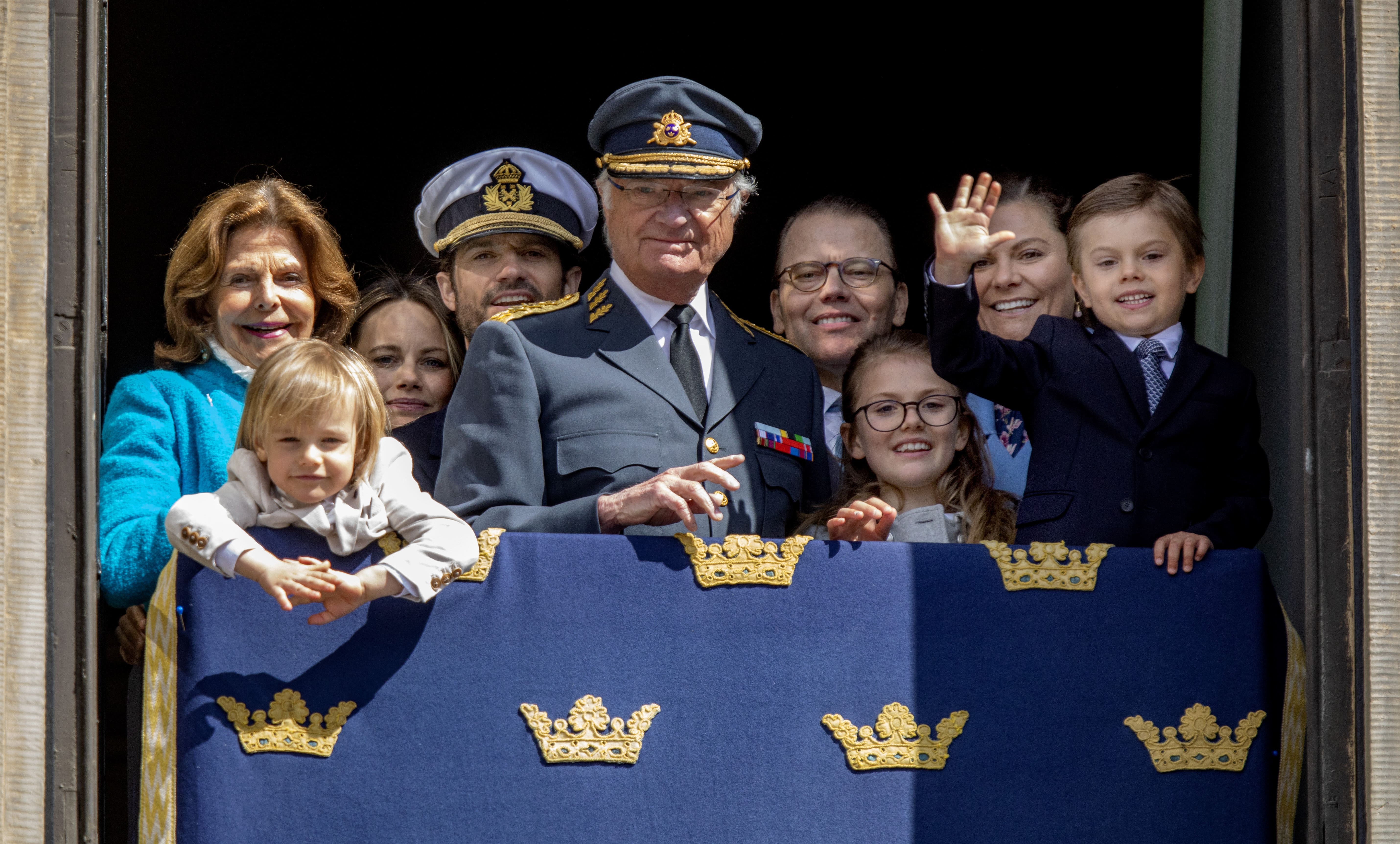 König Carl Gustaf und Prinzessin Estelle