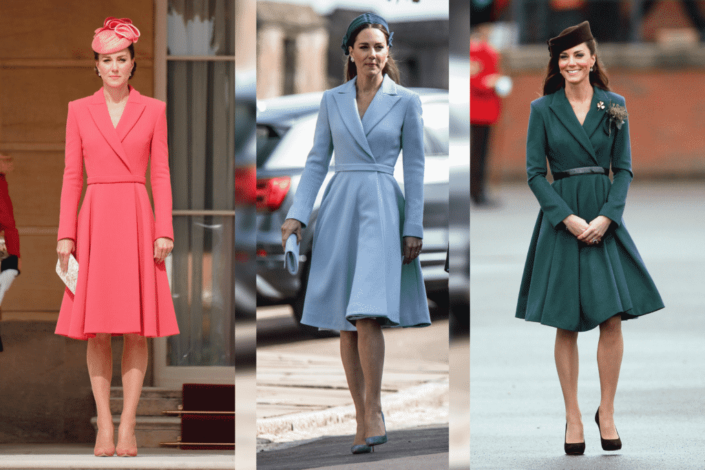 Herzogin Kate trägt oft die gleichen Kleider