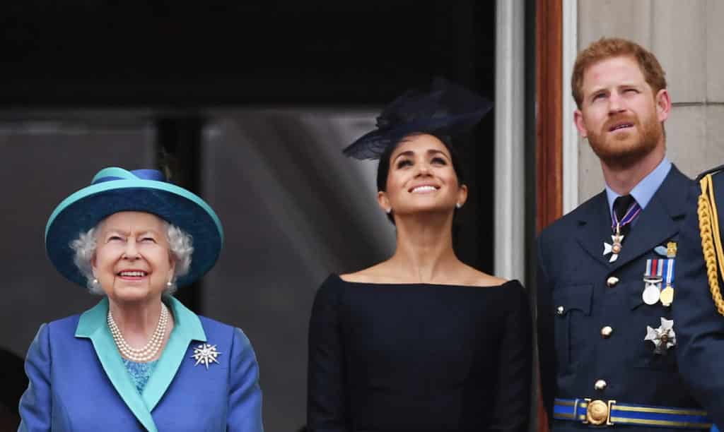 Herzogin Meghan und Prinz Harry kommen zum Thronjubiläum von Queen Elizabeth