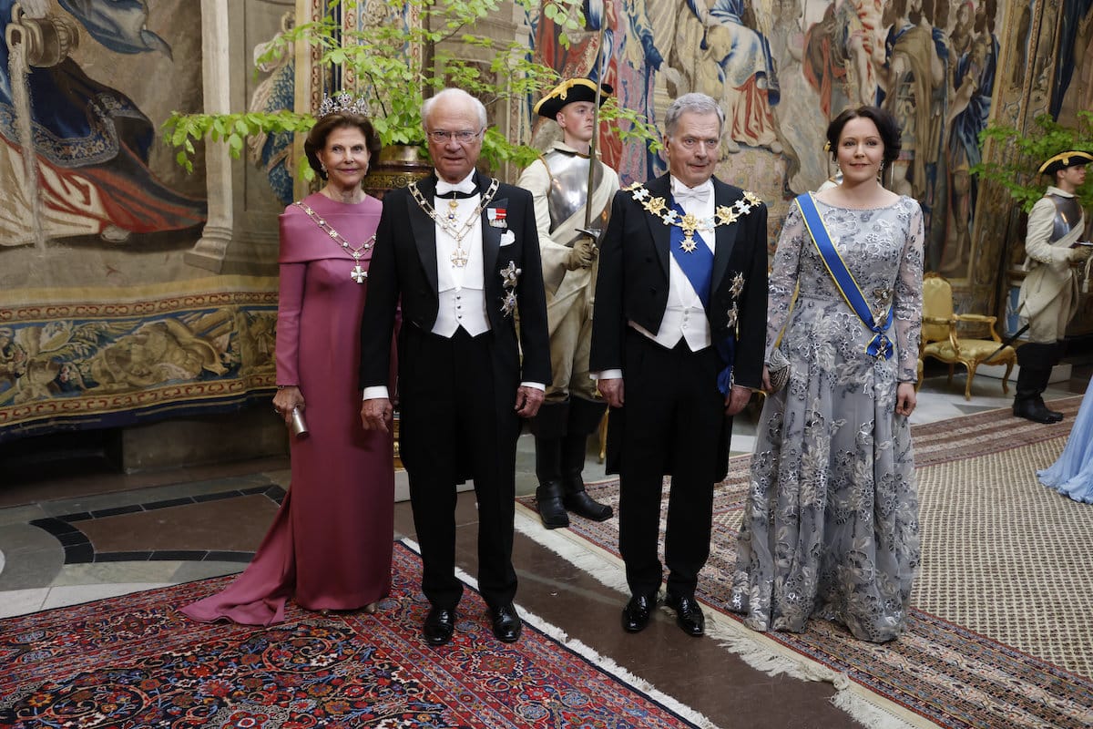 Schwedische Royals und finnischer Präsident