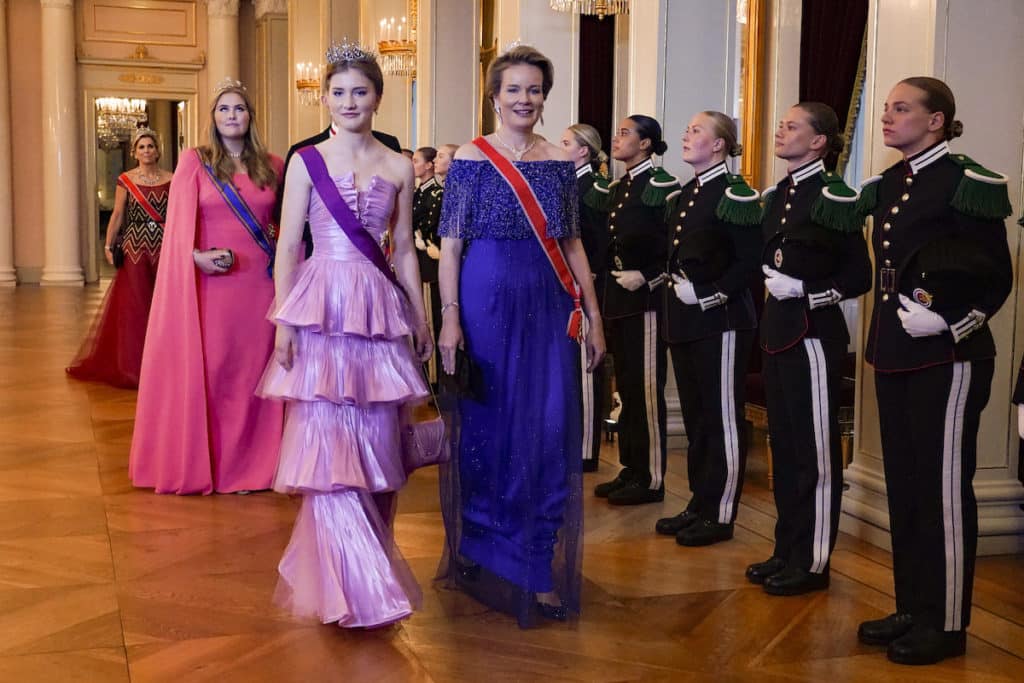 Prinzessin Elisabeth von Belgien mit Tiara