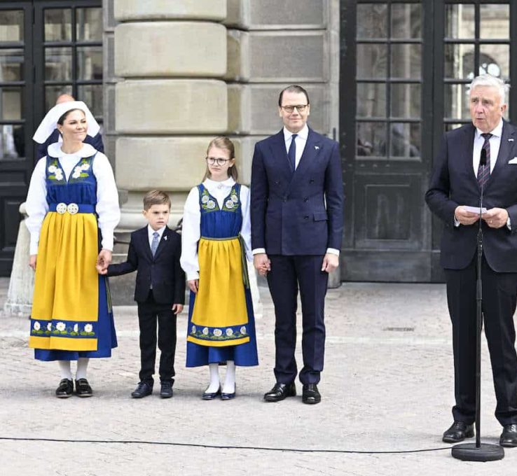 Schwedische Royals am Nationalfeiertag
