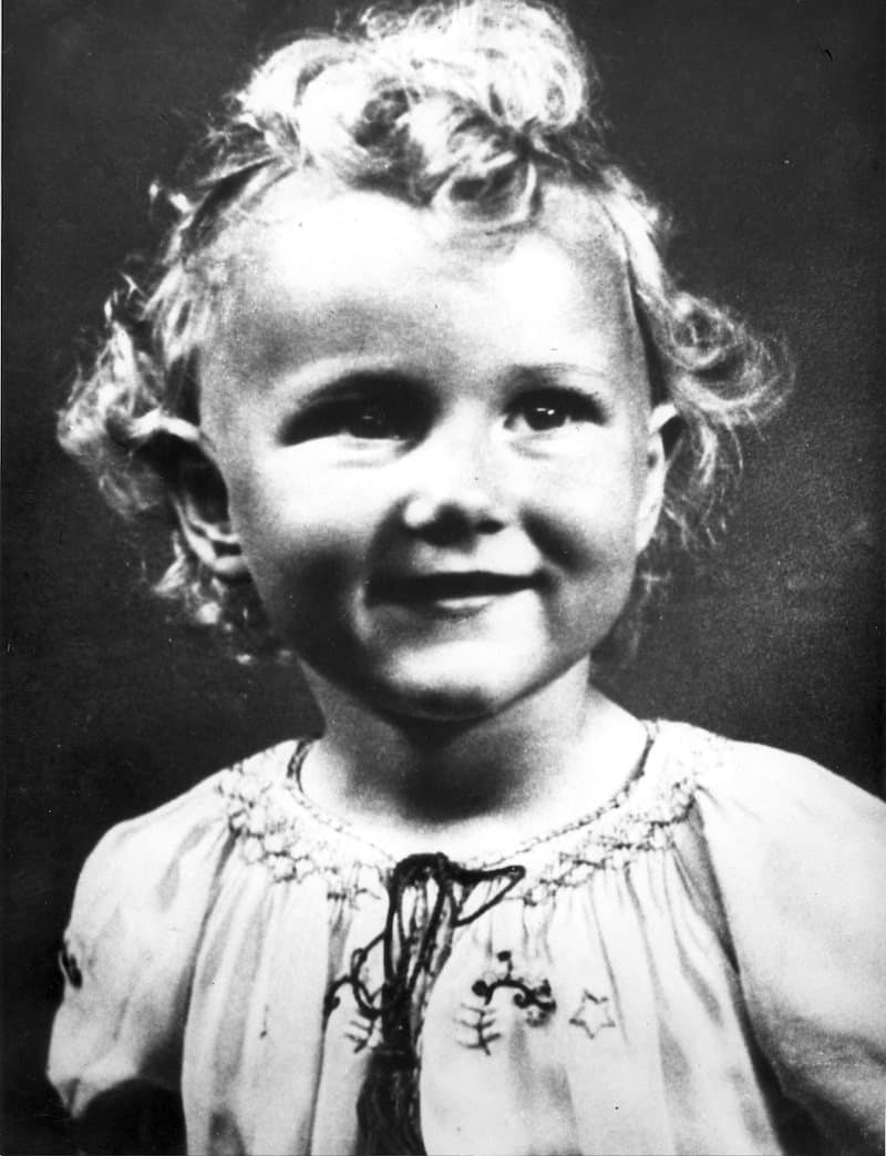 Königin Sonja als Kind