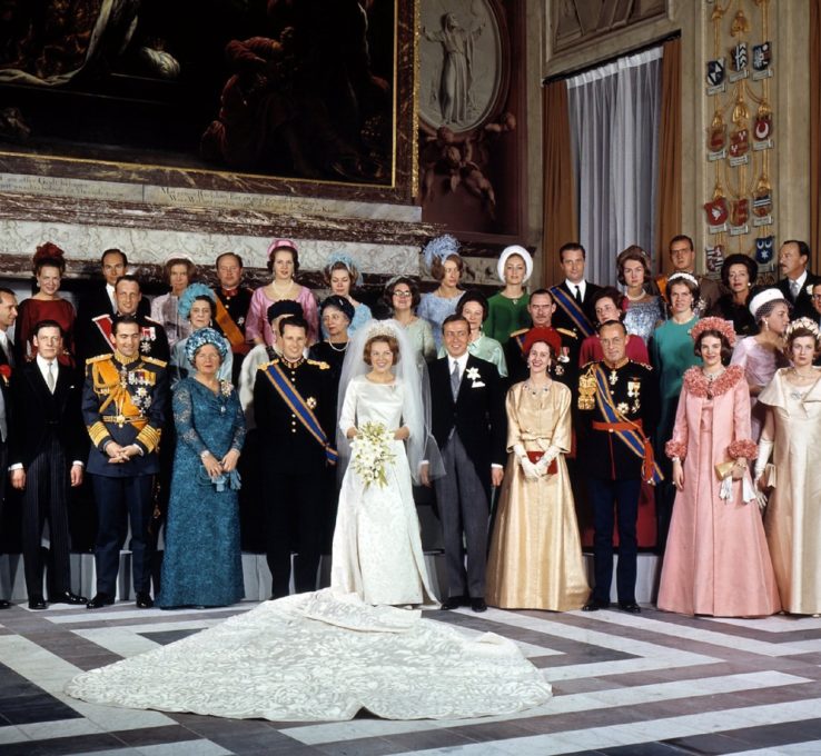 Die niederländische Kronprinzessin Beatrix und der Diplomat Claus von Amsberg haben am 10. März 1966 in Amsterdam geheiratet.