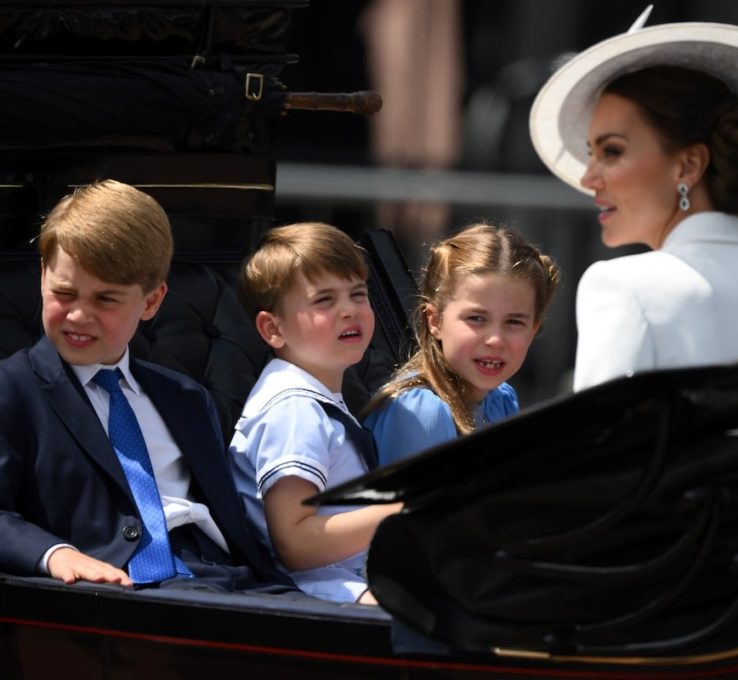 Prinz George und Prinzessin Charlotte besuchen Trauerfeier