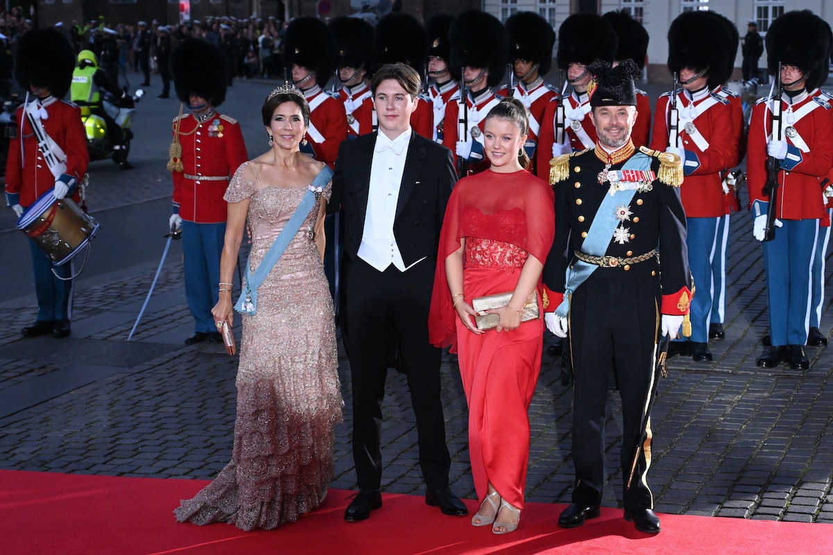 Dänische Königsfamilie im Royal Theater