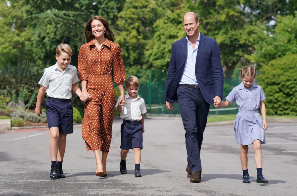 Herzogin Kate und Prinz William bringen Kinder zum 1. Schultag