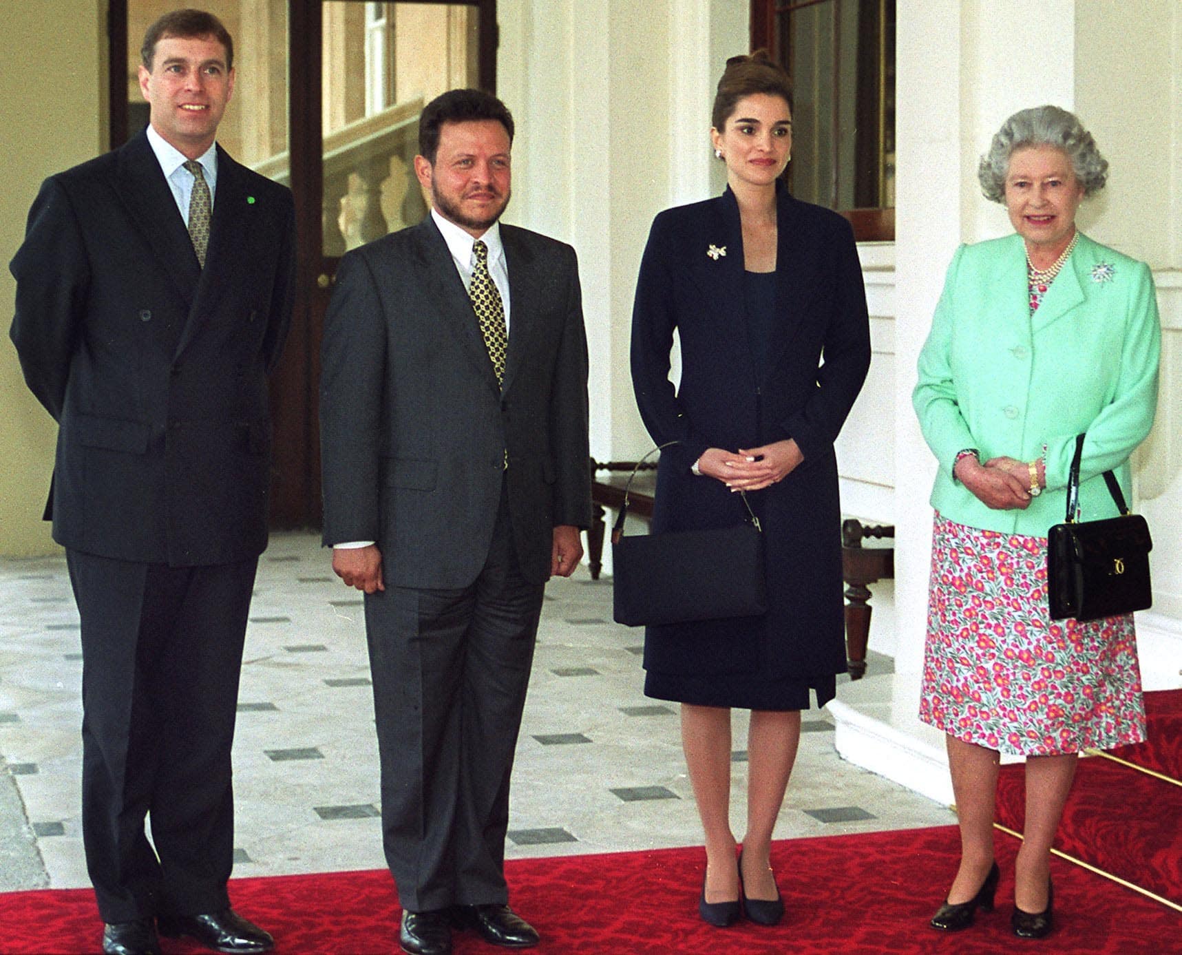 Königin Rania und Queen Elizabeth 1999