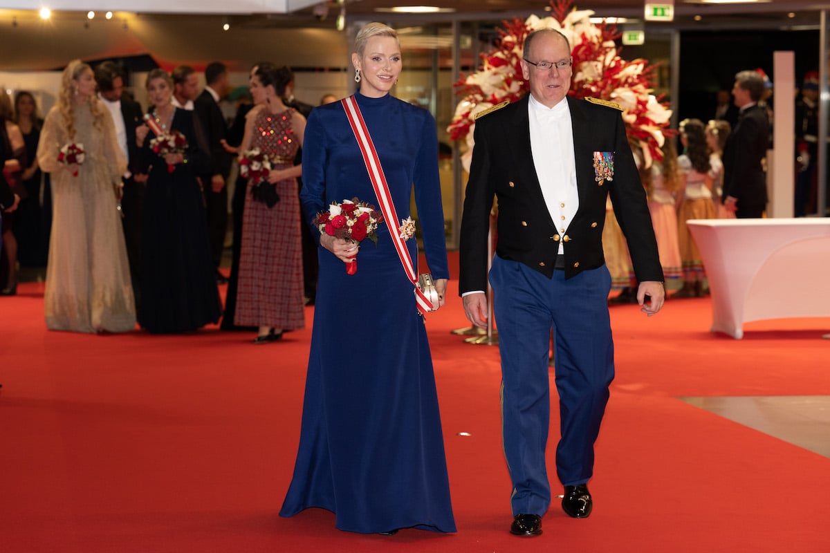 charlene und Albert von Monaco bei einer Gala zum Nationalfeiertag Monaco