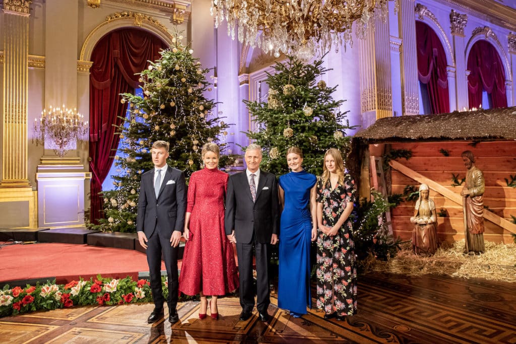 Die belgische Königsfamilie beim Weihnachtskonzert