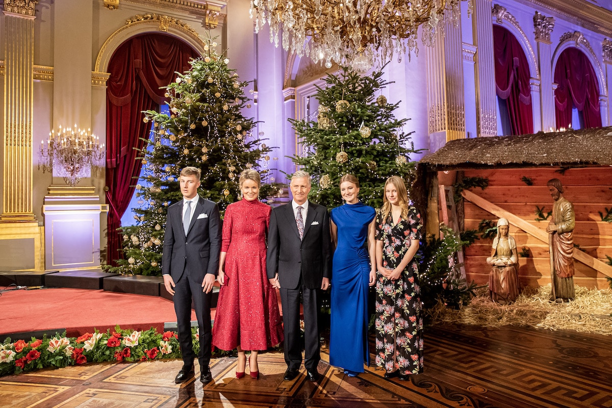 Die belgische Königsfamilie beim Weihnachtskonzert