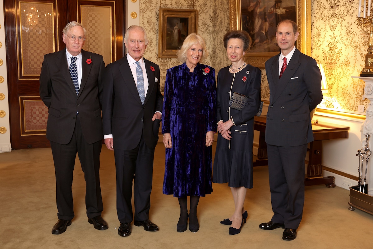 Prince Richard, Duke of Gloucester, König Charles III, Camilla, Queen Consort, Prinzessin Anne, Princess Royal und Prinz Edward, Earl of Wessex