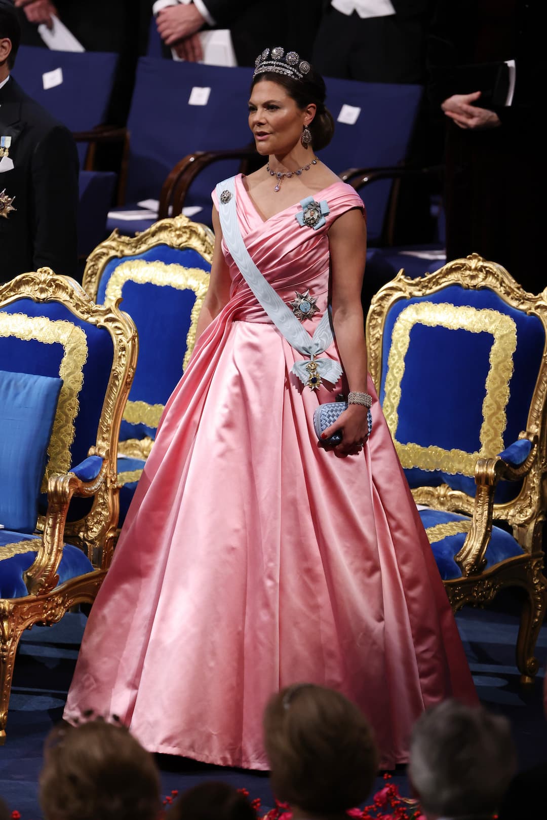 Kronprinzessin Victoria, rosa Kleid, Nobelpreis 2022