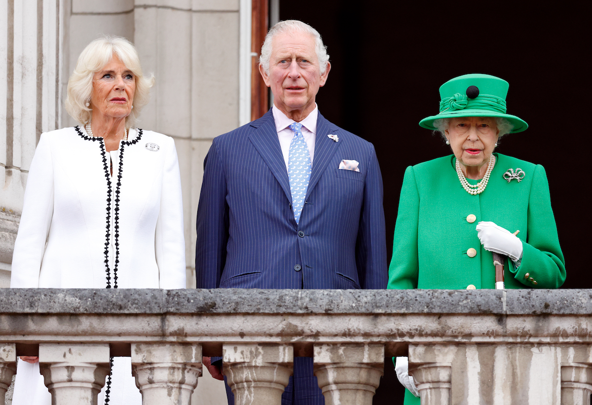 Camilla, Prinz Charles und Queen Elizabeth