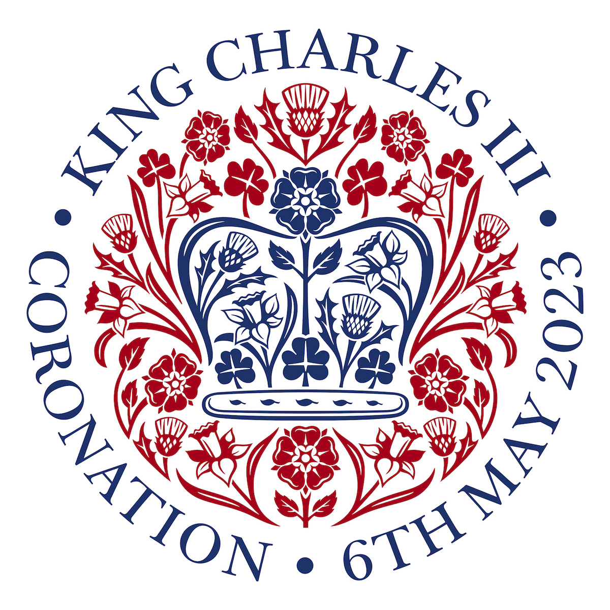 Krönungslogo von König Charles, News Royals