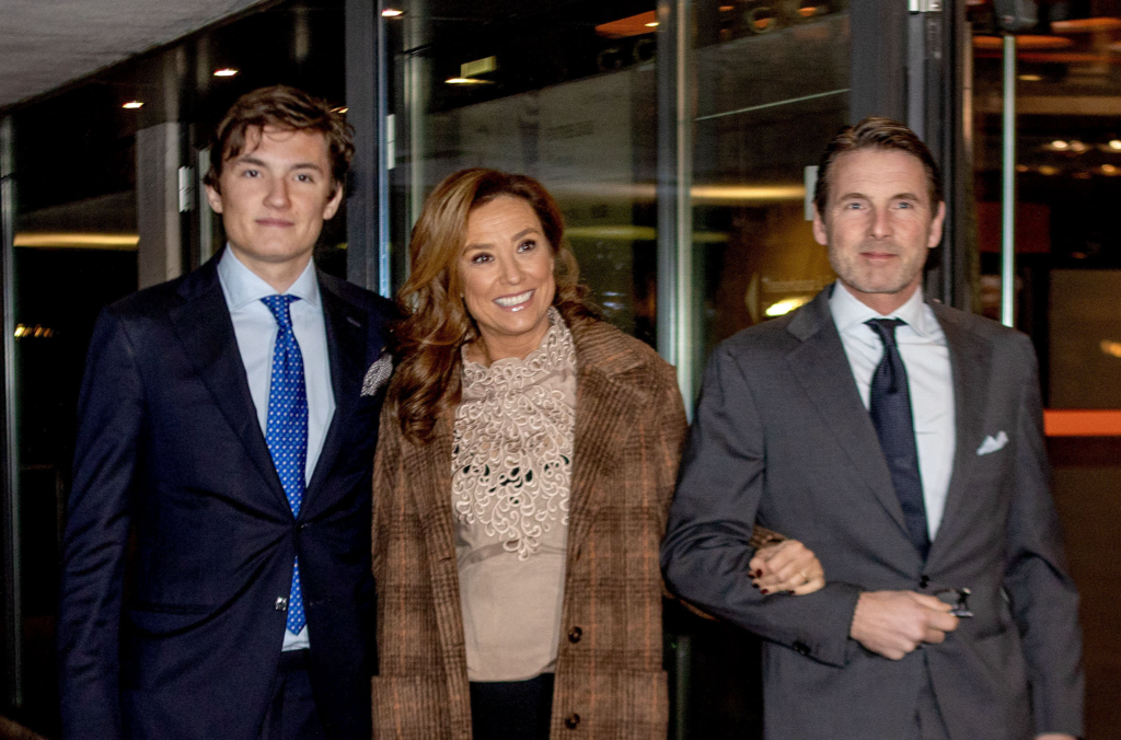 Lucas van Vollenhoven mit Eltern Prinzessin Marilène und Prinz Maurits
