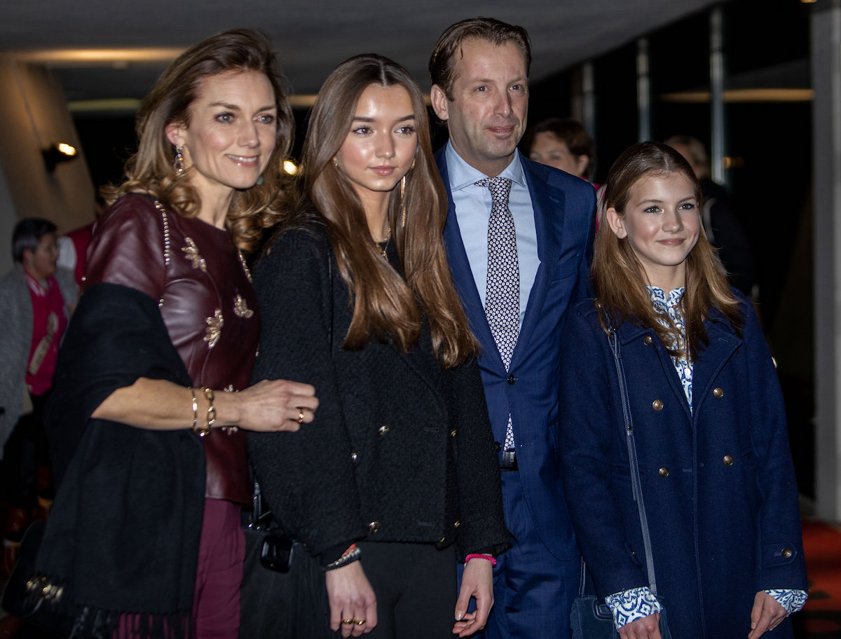 Prinz Floris, Prinzessin Aimée mit den Töchtern Magali und Eliane.