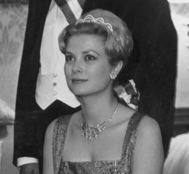 Fürstin Gracia Patricia von Monaco mit Tiara