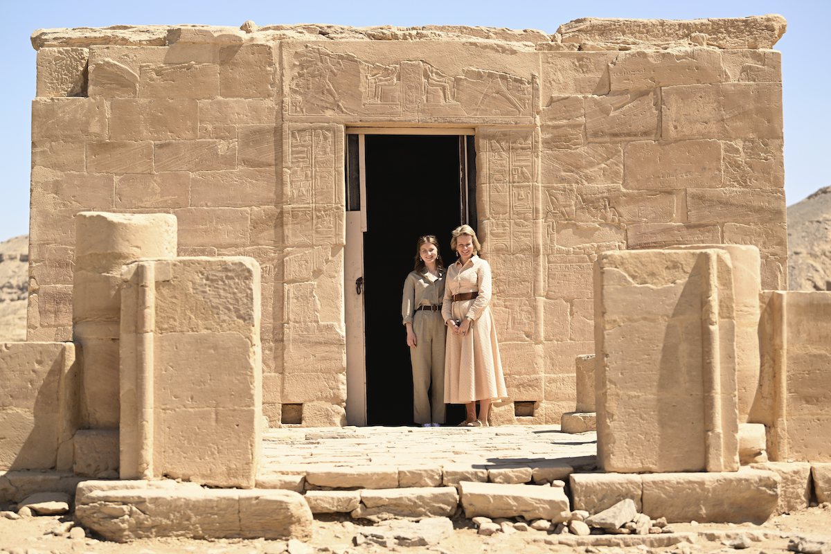 Prinzessin Elisabeth und Königin Mathilde 2023 in Ägypten