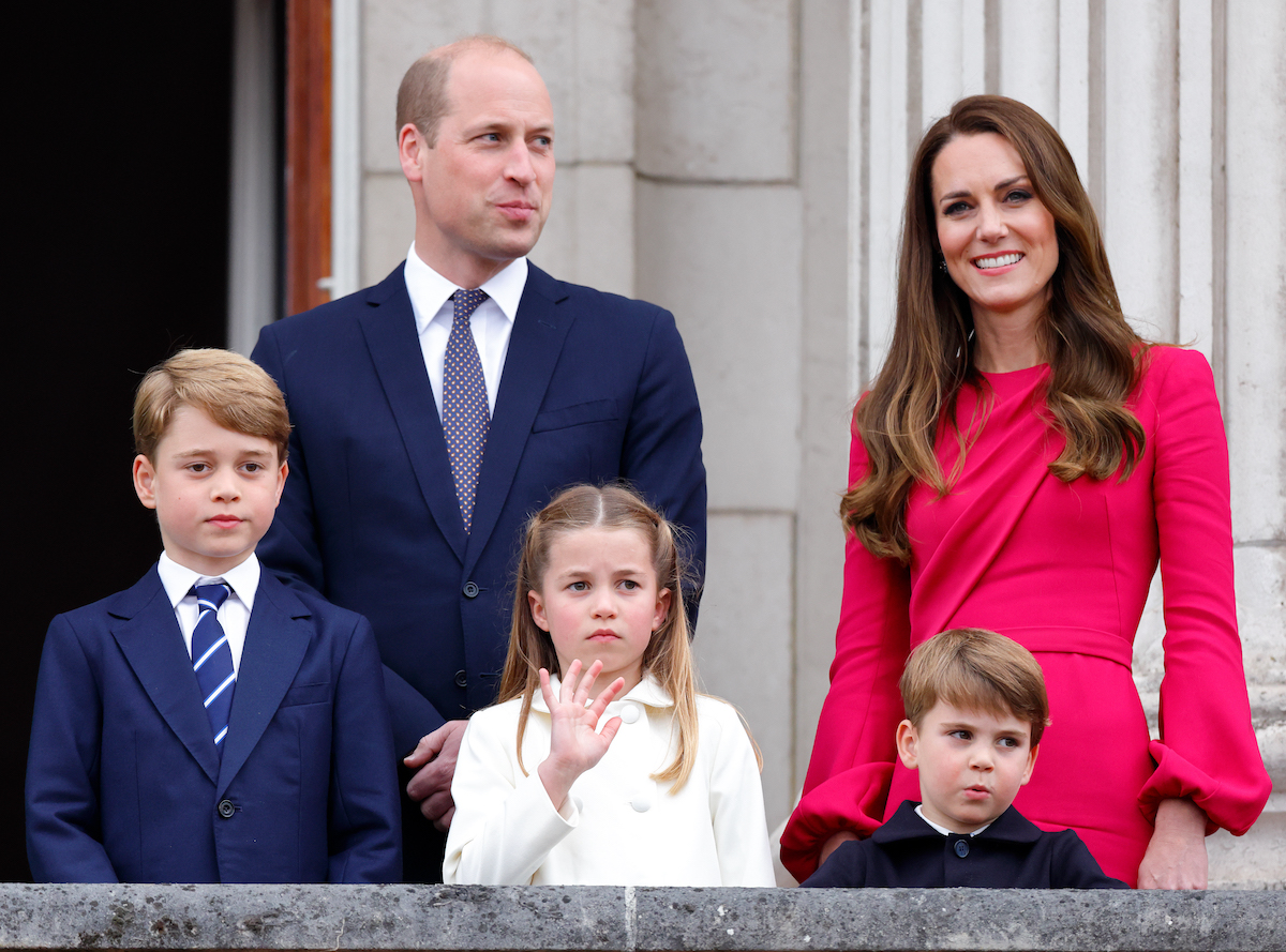Prinz William, Prinzessin Kate mit ihren drei Kindern Prinz George, Prinzessin Charlotte und Prinz Louis