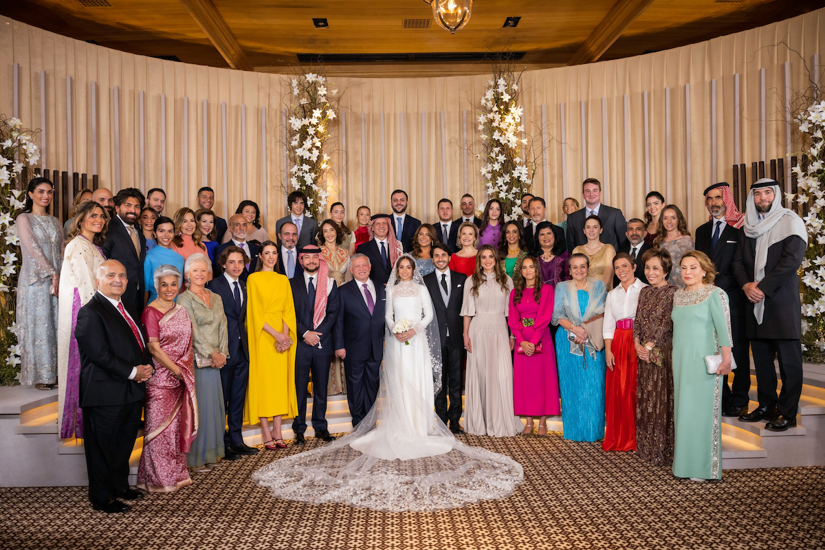 Hochzeitsgesellschaft royale Hochzeit in Jordanien